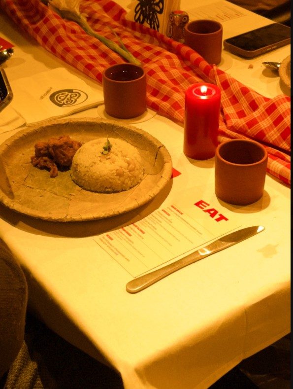 Table setting at the Off Menu pop-up