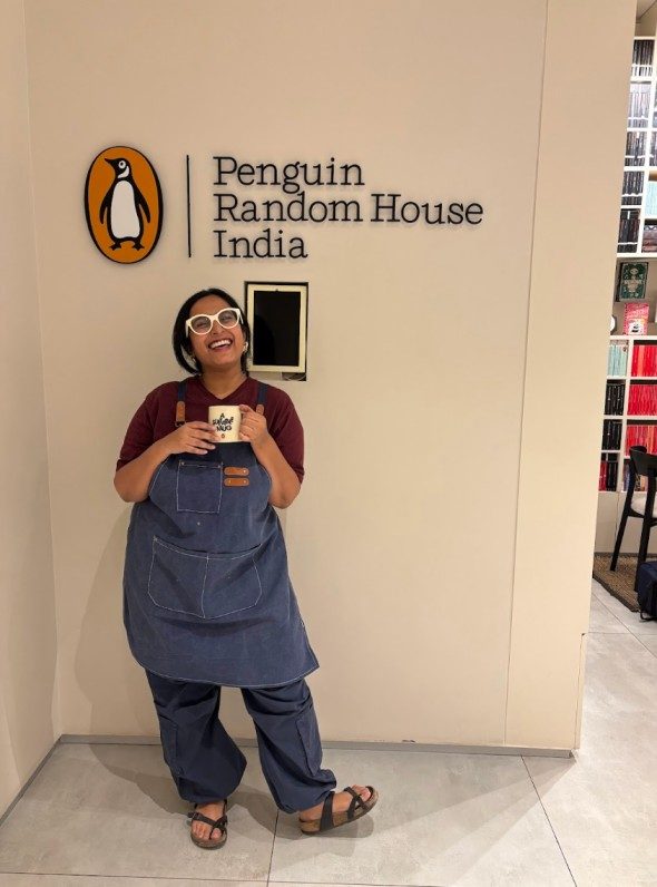Toonika Guha at the Penguin Random House India office