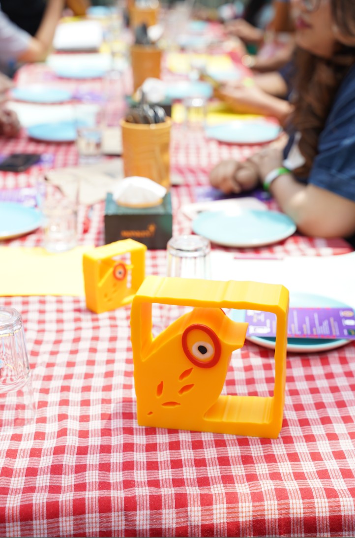 Playful table styling at a Toontooni's Table dinner